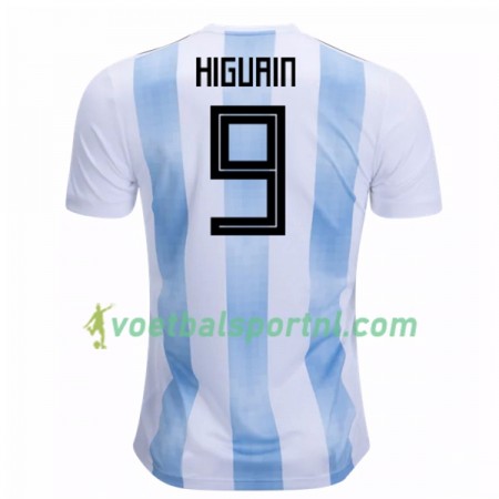 Argentinië Higuain 9 Thuis Shirt WK voetbal 2018